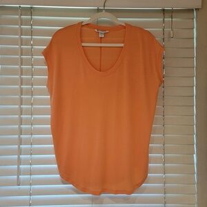 Athleta Cloudlight Stratus Tee T-Shirt Size Small Orange Soft Stretch NWOT NEW